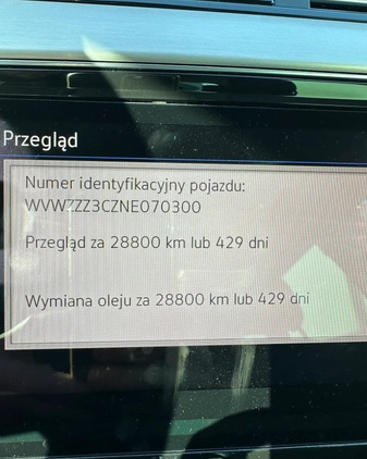 Volkswagen Passat cena 155000 przebieg: 29500, rok produkcji 2022 z Brzeszcze małe 154